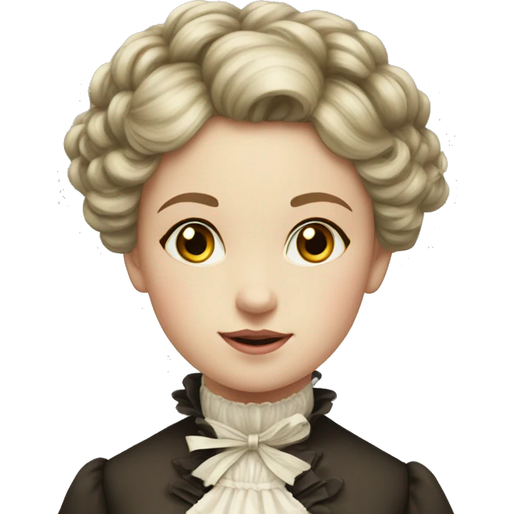 Victorian girl ￼ emoji