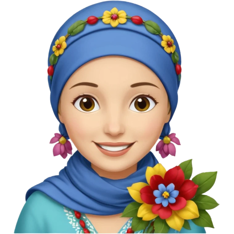 generate an apple style emoji with a woman granny counting money specifically romaanian lei emoji