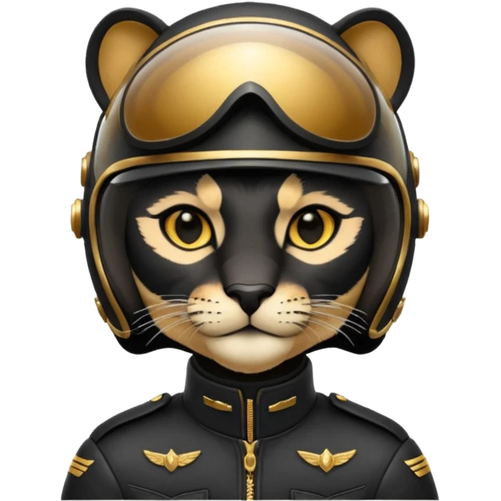 pilot panther emoji