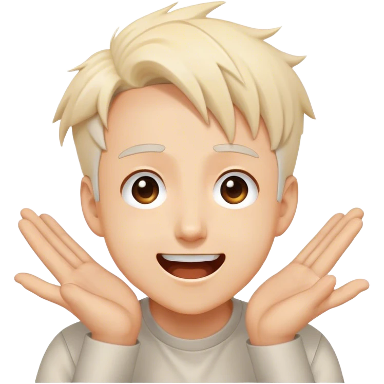 Excited anime Frank Gehry emoji