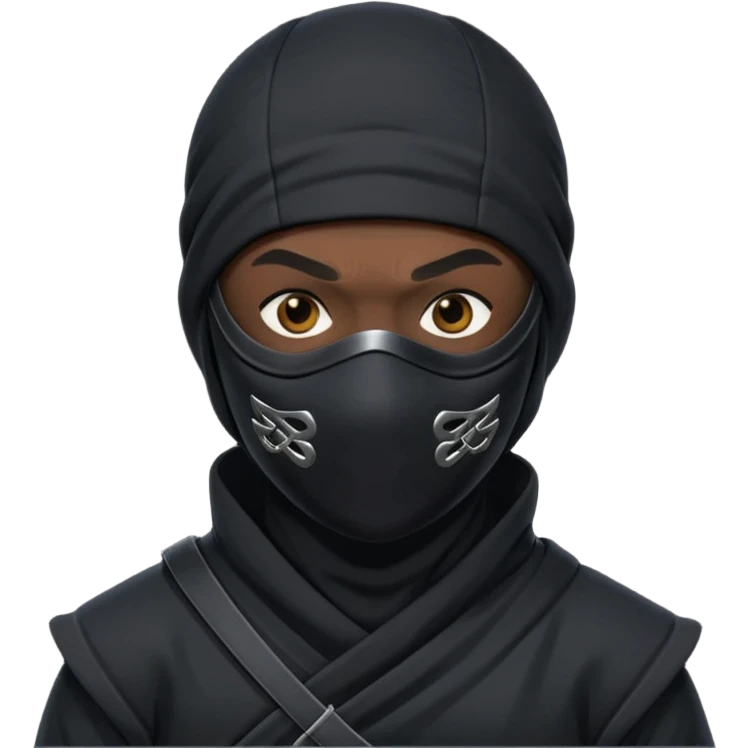 ninja masked character emoji