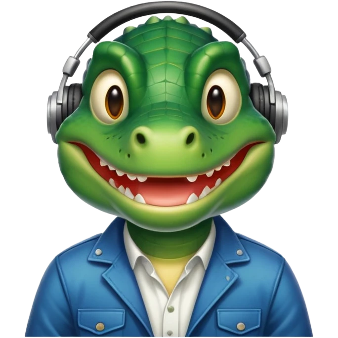 Dj alligator  emoji