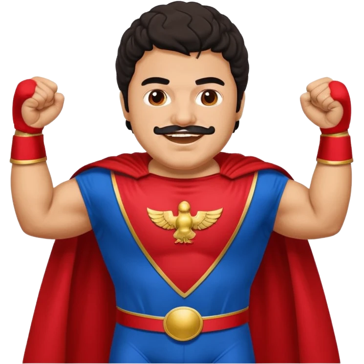 Create a Nacho Libre emoji for a teams chat but make it more original style to the movie emoji