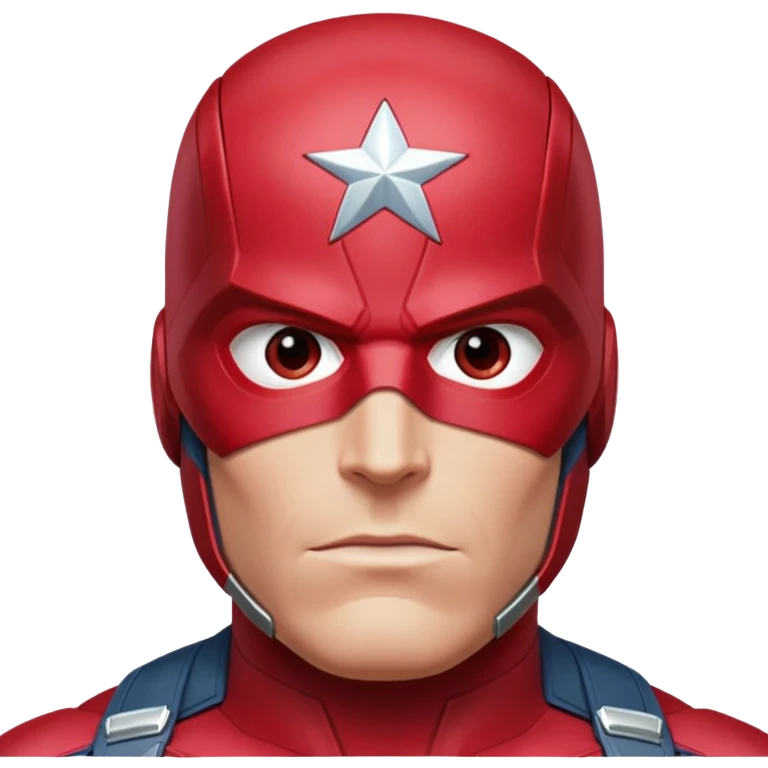 Vision marvel, red face from captain america: civil war emoji