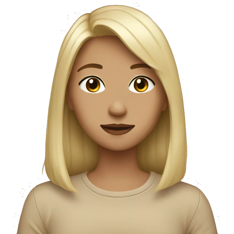 beige aesthetic emoji