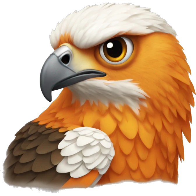 orange hawk emoji