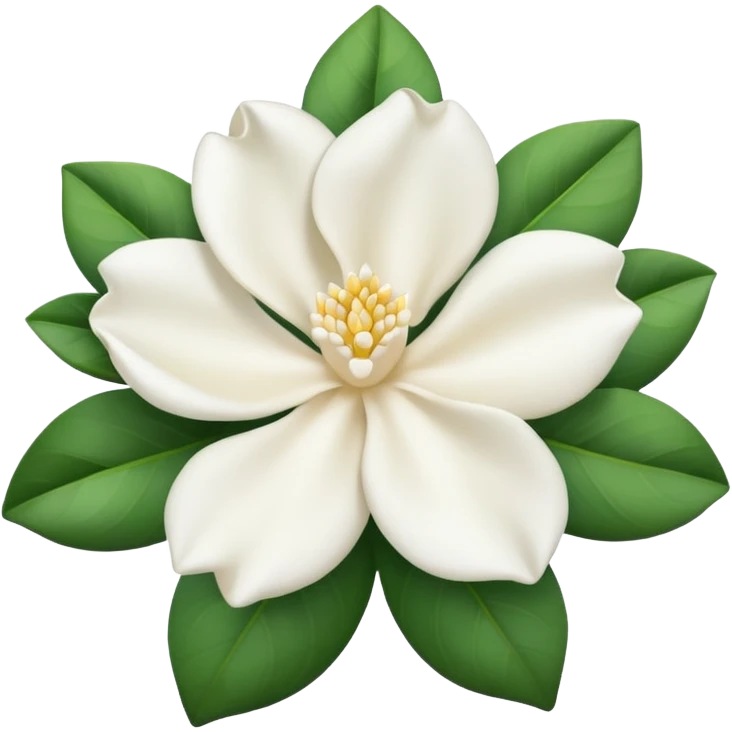 White gardenia emoji