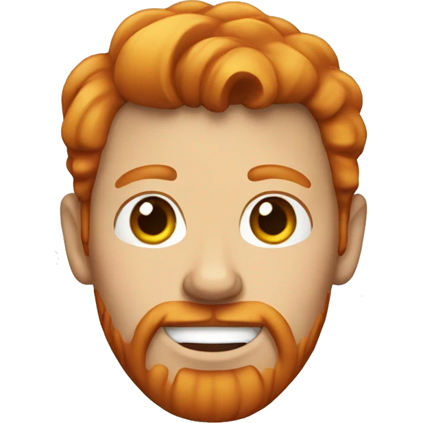 Ginger Jewish Chinese man emoji