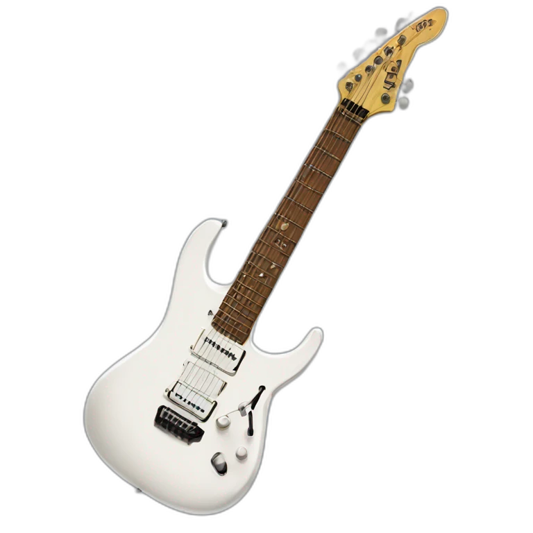 Steve vai guitarra blanca emoji