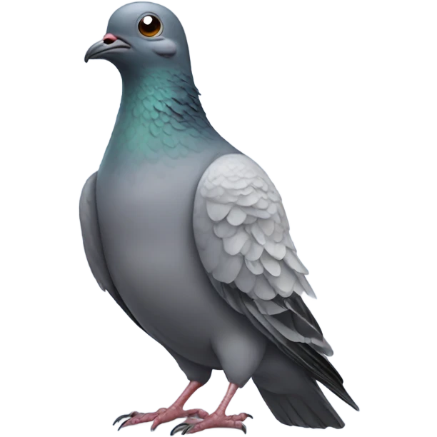 pigeon crying emoji