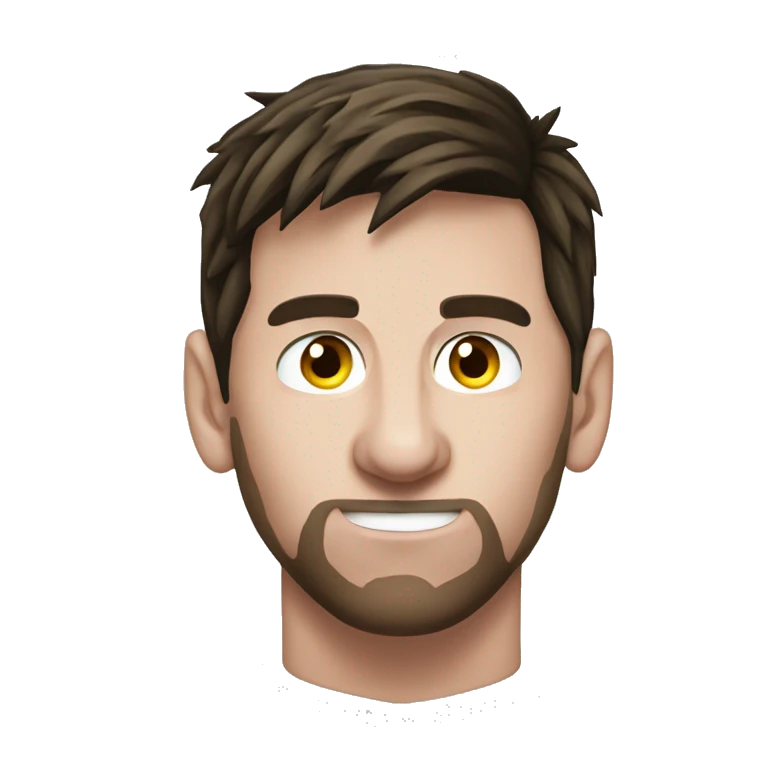 Messi con anteojos emoji
