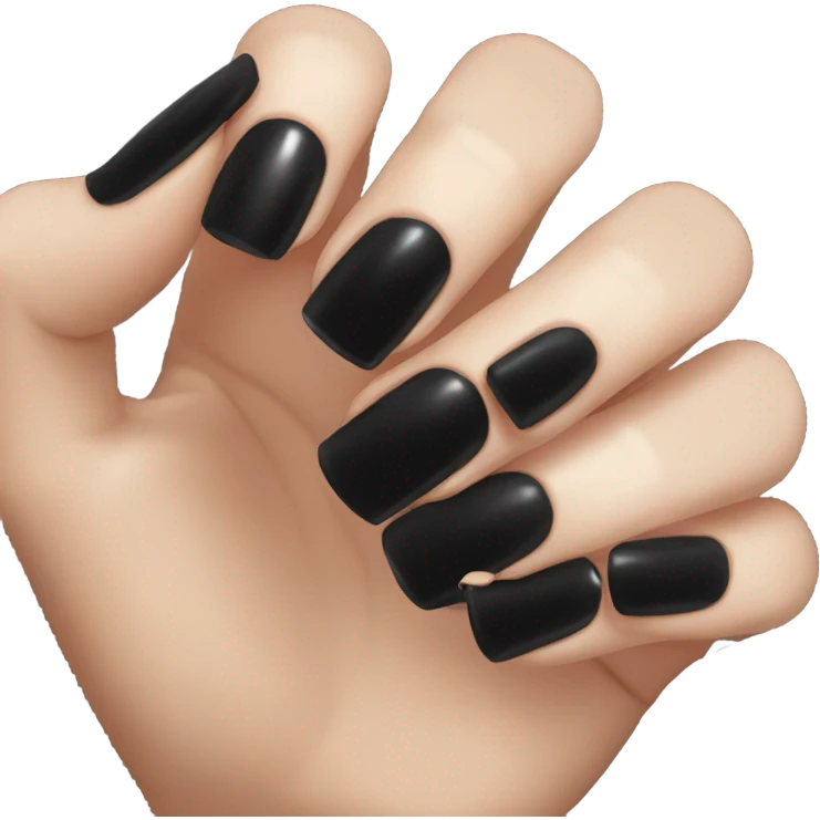 Black nails  emoji