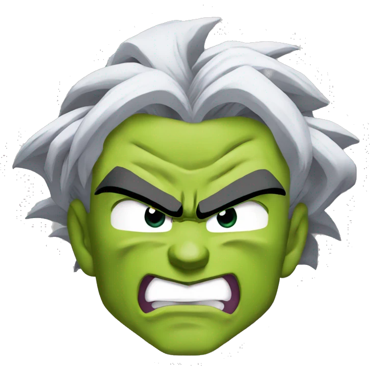 broly of dragon ball z emoji