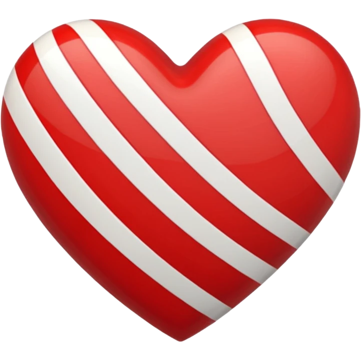 heart with a striped pattern emoji