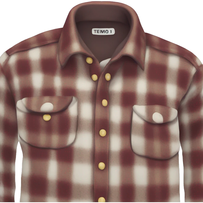 Flannel shirt  emoji