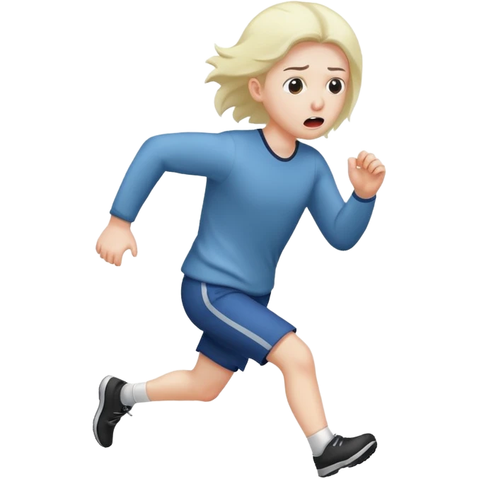 running from god emoji
