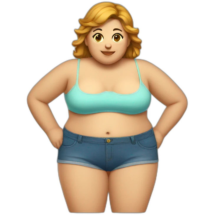 plump girl body emoji