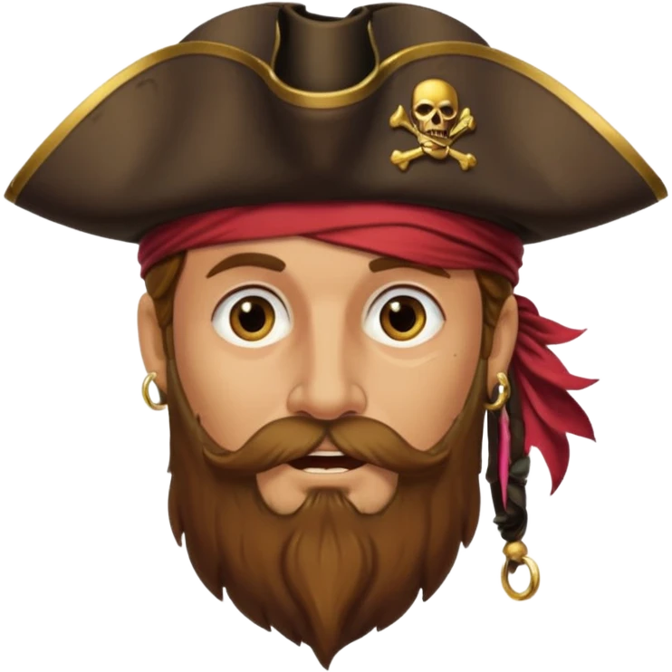 create a flabbergasted pirate emoji