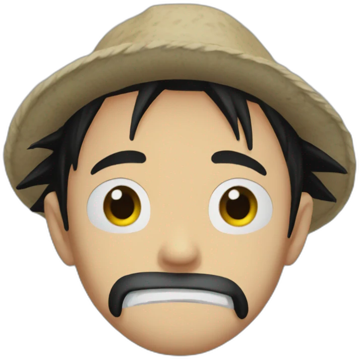 Luffy-sadness emoji