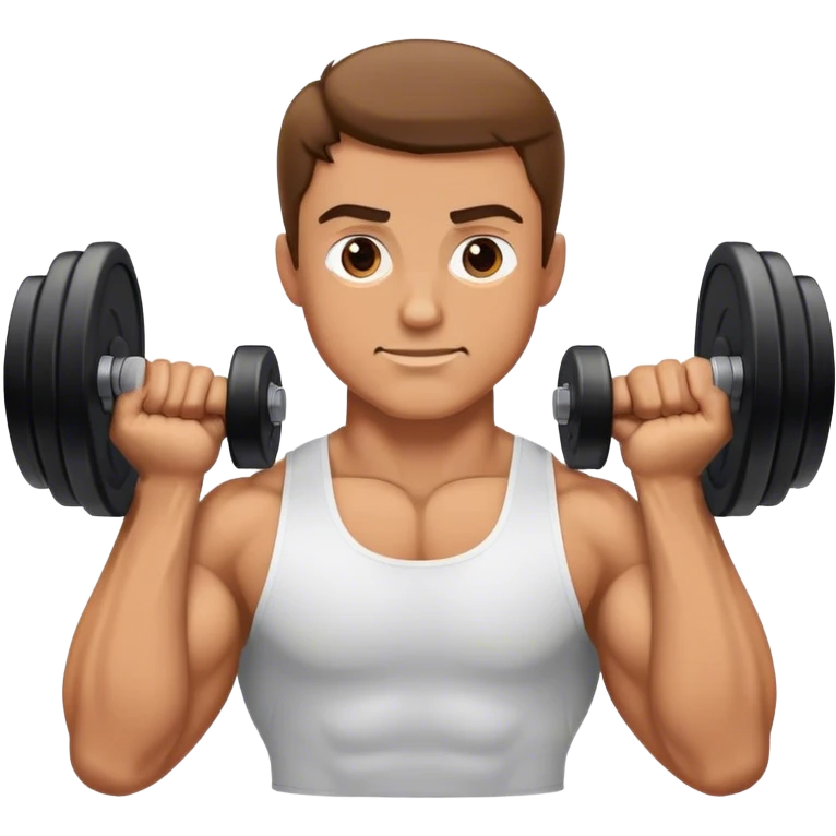 guy doing bicep-curls emoji