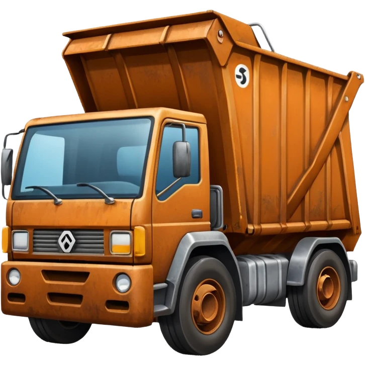 skip bin truck emoji emoji