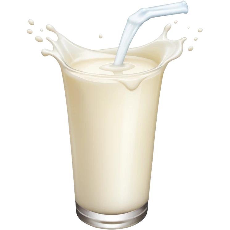 A squirt of milk flying in the air  emoji