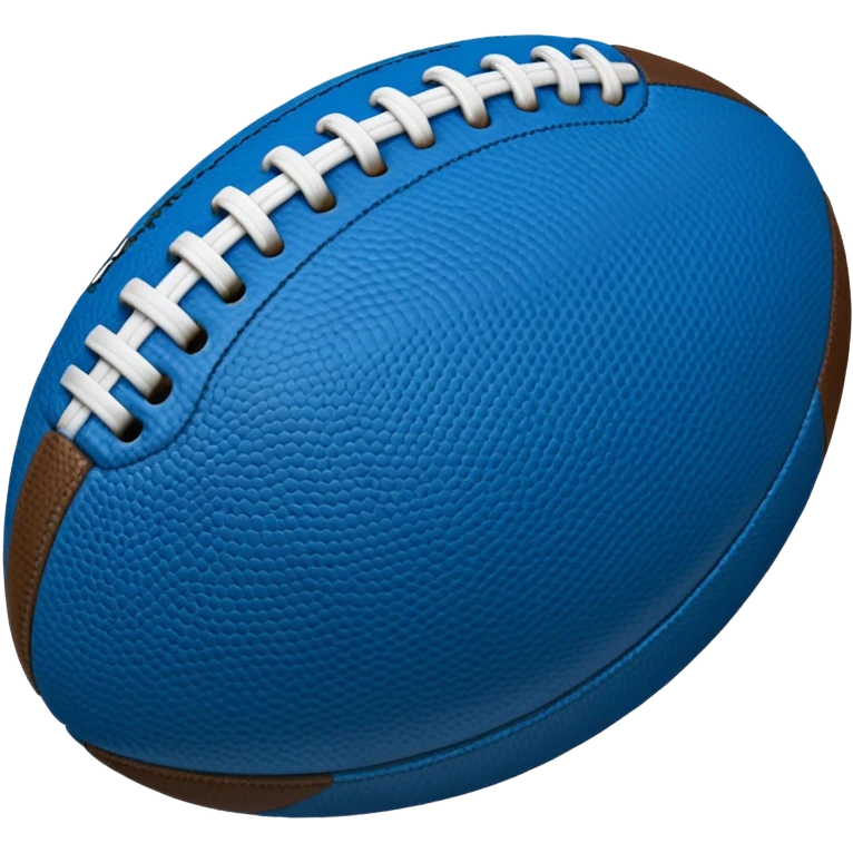 blue football ball emoji