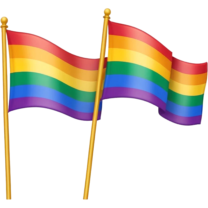 all the flags apart of the lgbtqai+ emoji