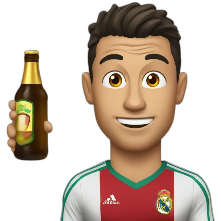 Drunk Cristiano Ronaldo emoji