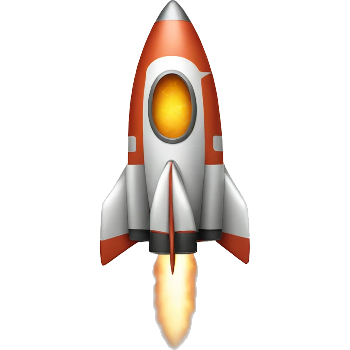 A cool rocket emoji emoji