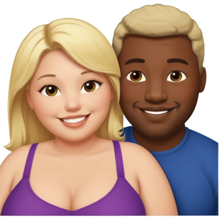 intimacy bbw blonde Mfm black man emoji