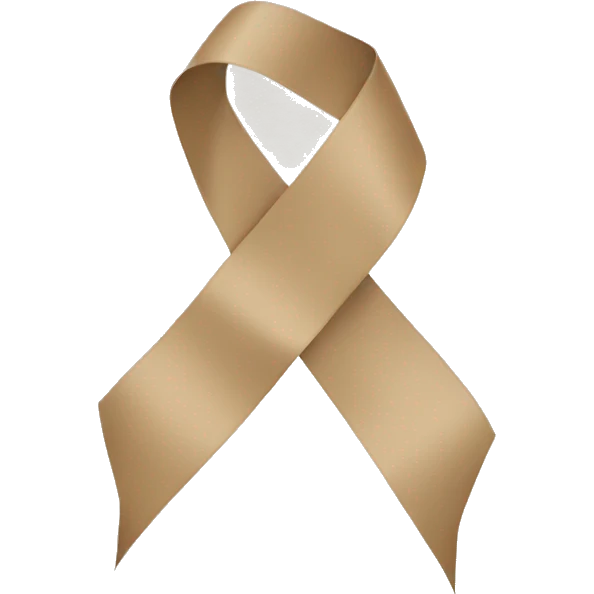 beige ribbon emoji