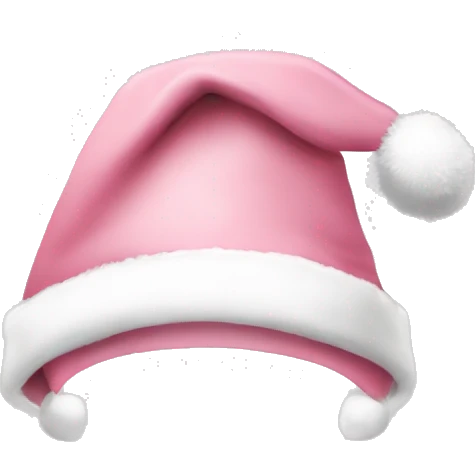 light pink santa hat emoji