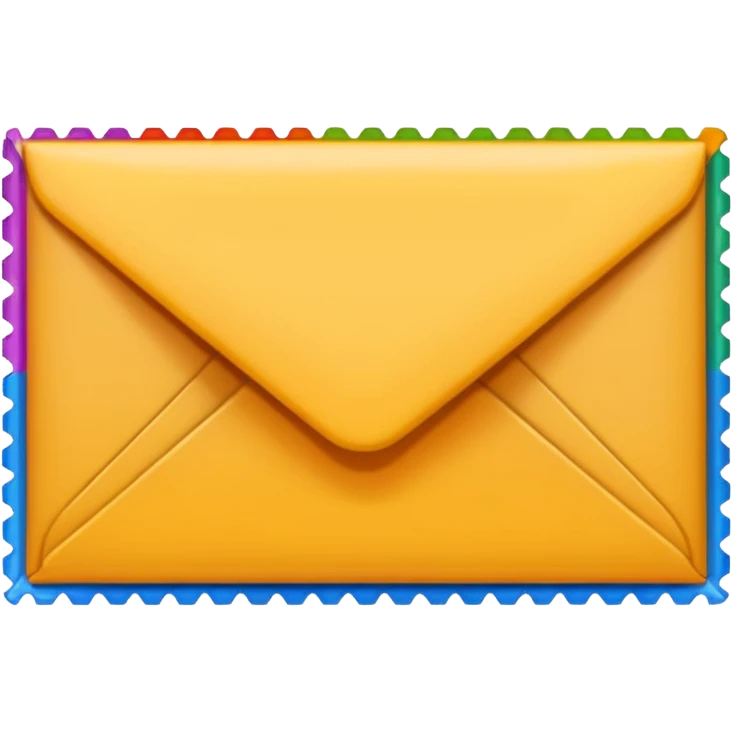 Envelope stamp emoji
