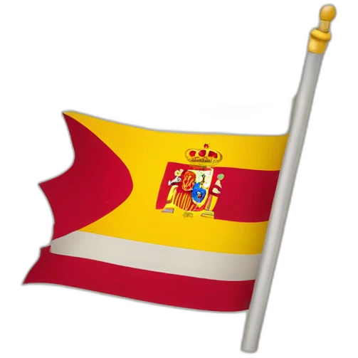 Bandera republicana española rojo amarillo lila emoji