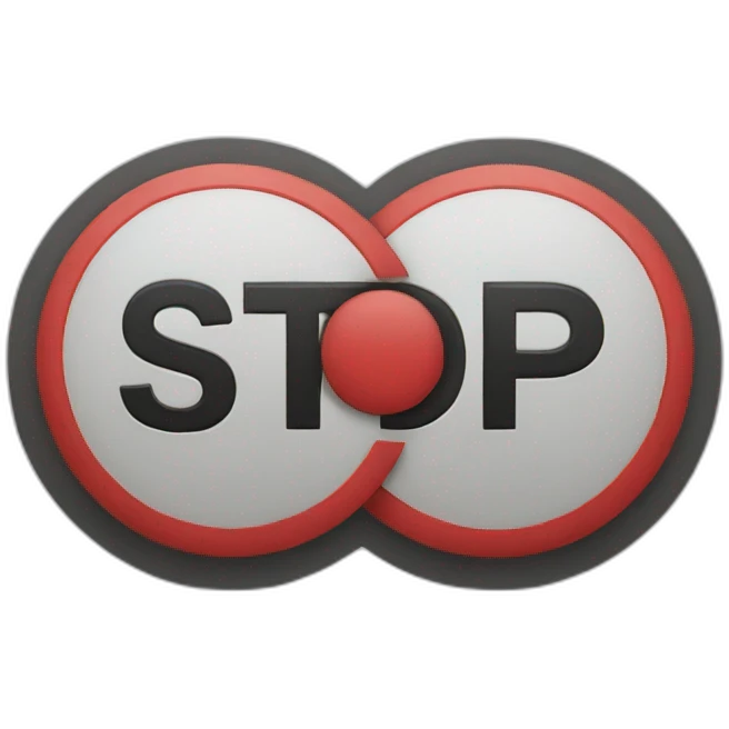 stop emoji