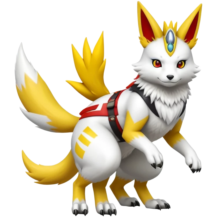 Renamon (Full body) emoji