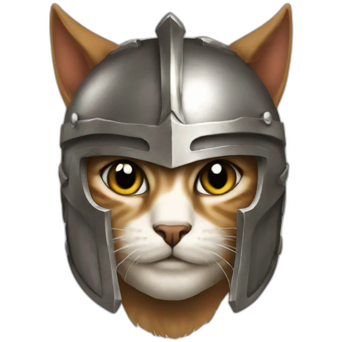 Cat gladiator emoji