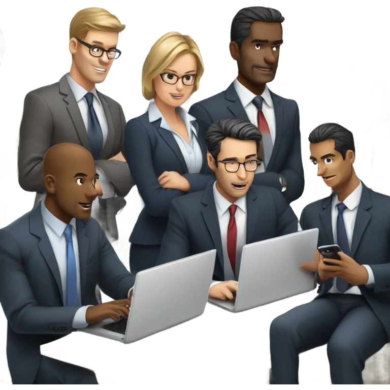 finance bros on the job emoji