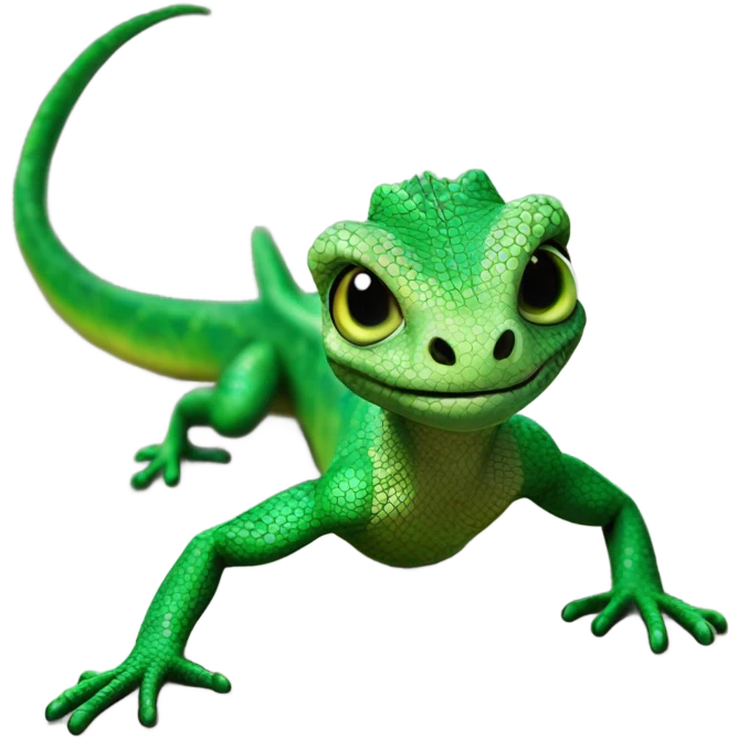 Lizard dancing emoji