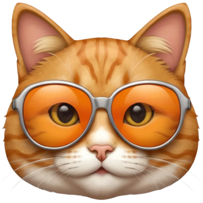 Cat wearing sunglasses emoji