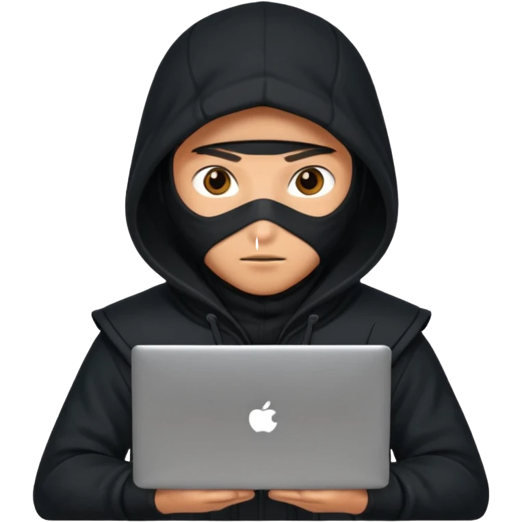 A NINJA DEVELOPER WITH A LAPTOP emoji