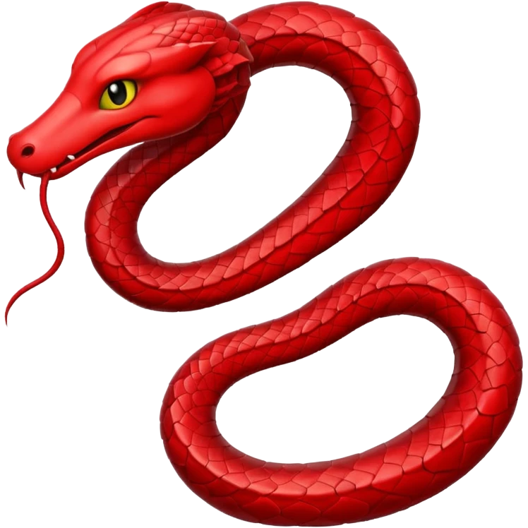serpent red emoji