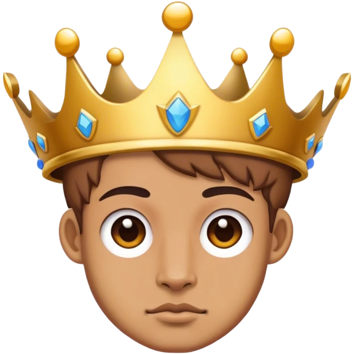 Ram kig w/ crown emoji
