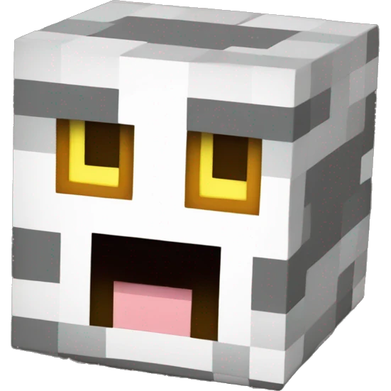 minecraft block 3D emoji