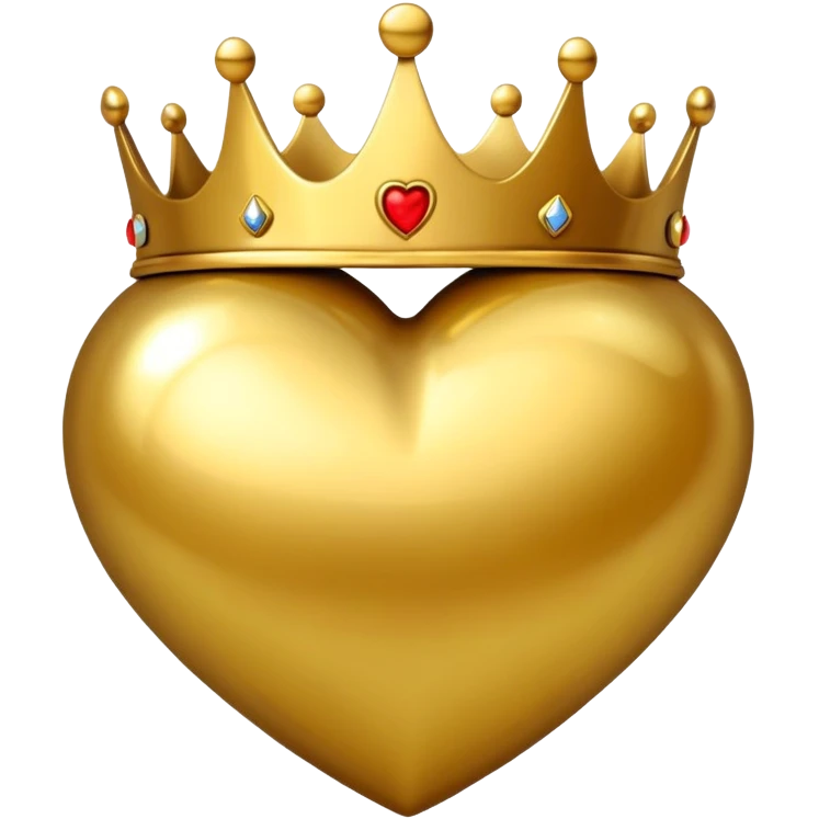 Heart with crown  emoji