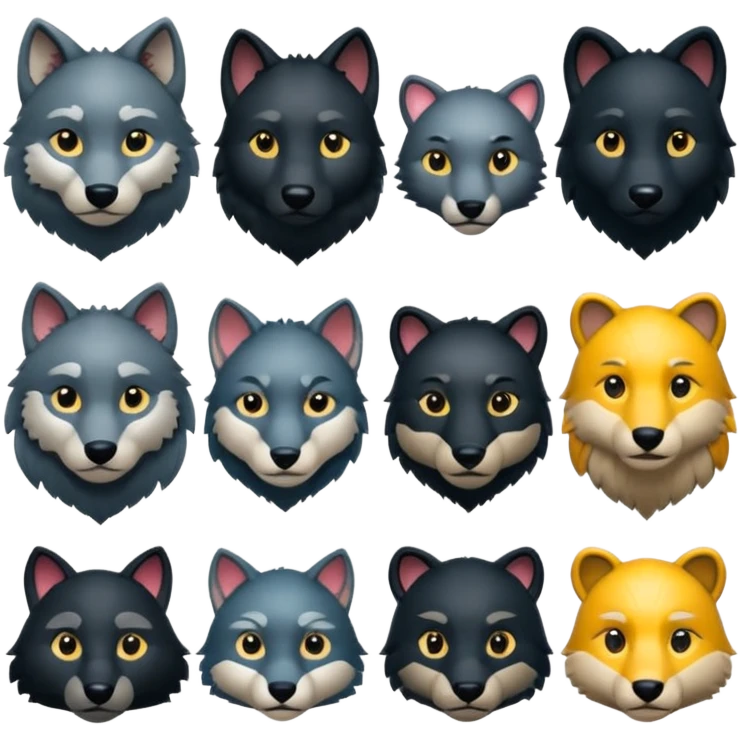 Fai emoji su ognuno di questo personaggi del libro della giungla: Akela, Bagheera, Baloo, Kaa, fratel Bigio, Raska, Rama, Ikki, Chill e Mang emoji