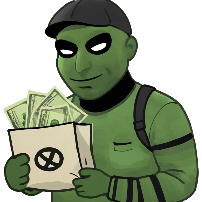 Make a robber emoji