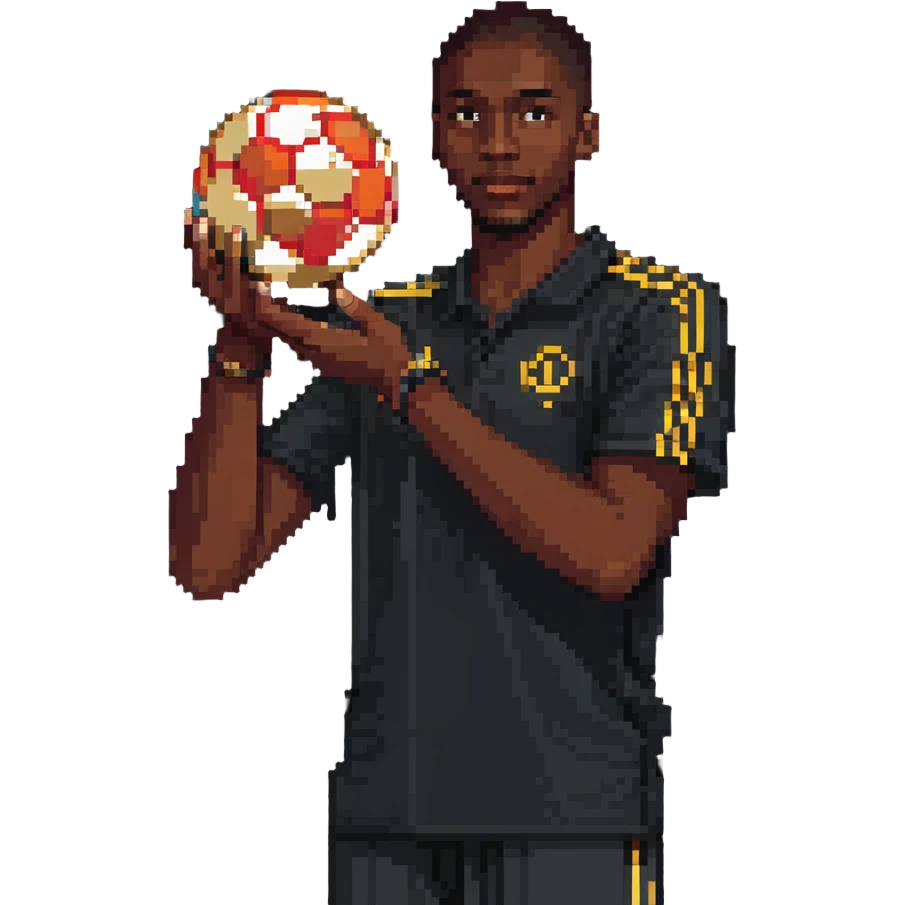Lamine Yamal holding a golden ball emoji