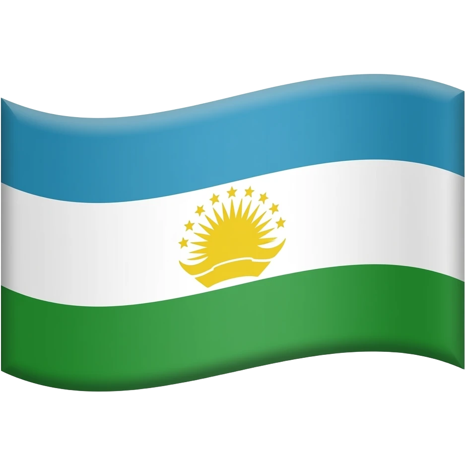 East Turkestan flag (the Uyghur flag) emoji